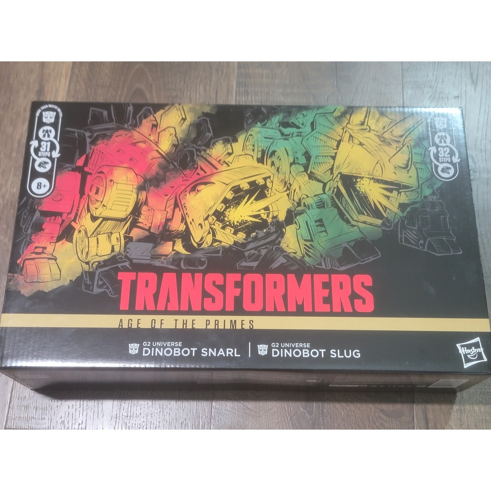 Transformers Age of the Primes G2 Universe Dinobot Snarl & Slug 2-Pack Hasbro
